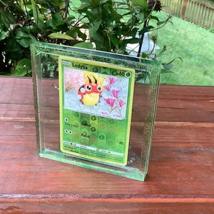 Ledyba in Green Resin Coaster